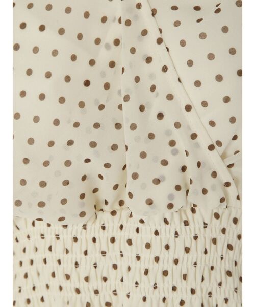 MERCURYDUO（マーキュリーデュオ）の「ドットシャーリングスリーブブラウス（シャツ/ブラウス・レディース・ブラック/アイボリー・FREE）」の19枚目の写真