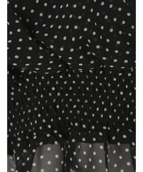 MERCURYDUO（マーキュリーデュオ）の「ドットシャーリングスリーブブラウス（シャツ/ブラウス・レディース・ブラック/アイボリー・FREE）」の20枚目の写真