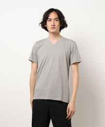 【PAZZO】 製品染め Vネック Tシャツ