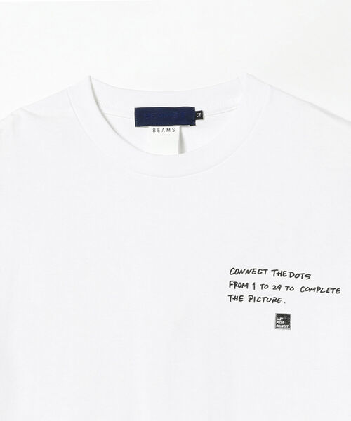 BEAMS T（ビームスティー）の「LAZZY PIZZA DELIVERY × BEAMS T / 別注 Dinosaur Tシャツ（Tシャツ/カットソー・メンズ・ホワイト・SMALL/MEDIUM/X-LARGE/LARGE）」の3枚目の写真