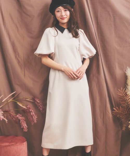 セール ボリュームスリーブアイラインワンピース ワンピース Noela ノエラ のファッション通販 Zozotown