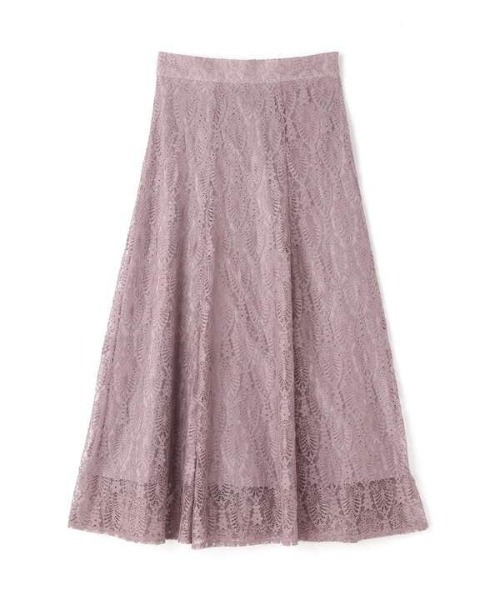 N.(N. Natural Beauty Basic)(エヌエヌナチュラルビューティーベーシック)の「◆レースマーメイドミディスカート(スカート・レディース・チャコールグレー/ブラウン/グレイッシュベージュ/ピンク/ブラック・MEDIUM)」の18枚目の写真