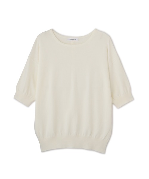 NATURAL BEAUTY BASIC（ナチュラルビューティーベーシック）の「バックパールボタンニット/0171270800（ニット/セーター・レディース・ブラック/オフホワイト/ピンク・MEDIUM）」の17枚目の写真