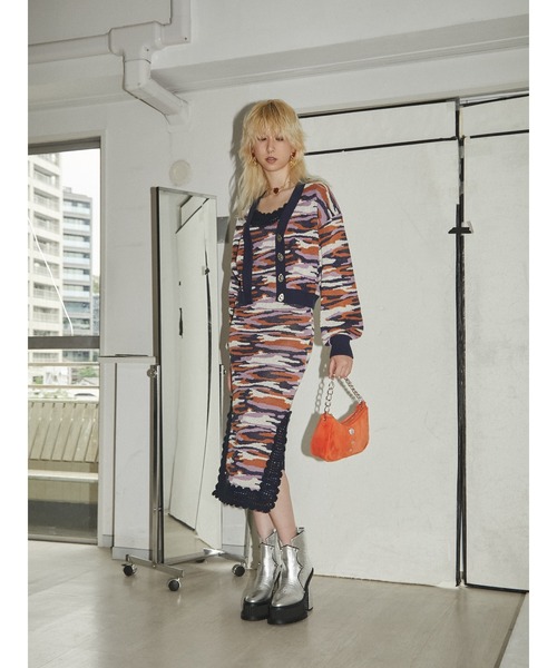 PAMEO POSE（パメオポーズ）の「Heaven Clouds Cardigan（カーディガン/ボレロ・レディース・スカイブルー/グレー/ネイビー・FREE）」の20枚目の写真