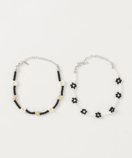 WEGO（ウィゴー）の「WEGO/【2点セット】フラワービーズブレス（ブレスレット・レディース・その他1/その他2/その他3/その他4・FREE）」の8枚目の写真