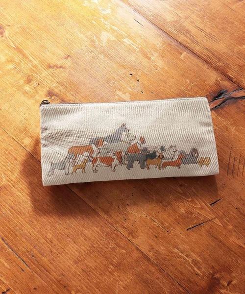 Fishs Eddy(フィッシュエディ)]ペンケースドッグ（ステーショナリー