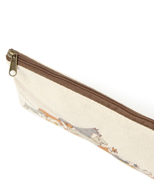 niko and...（ニコアンド）の「[Fishs Eddy(フィッシュエディ)]ペンケースドッグ（ステーショナリー・レディース・オフホワイト・FREE）」の3枚目の写真