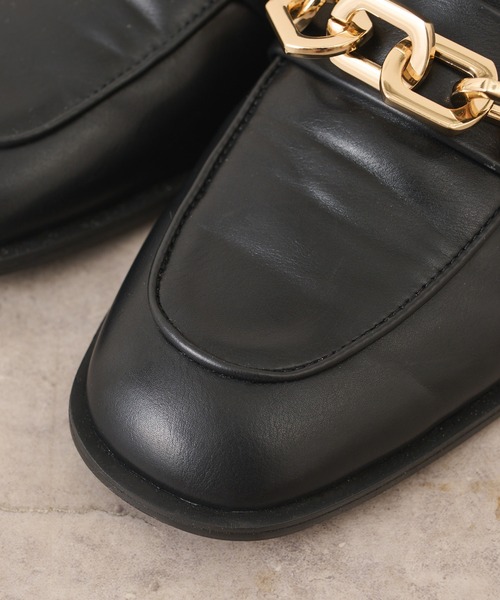 Lui's（ルイス）の「チェーンローファー（ローファー・レディース・ブラック・23.5cm/24.5cm）」の7枚目の写真