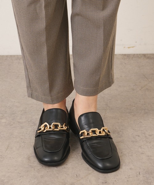 Lui's（ルイス）の「チェーンローファー（ローファー・レディース・ブラック・23.5cm/24.5cm）」の11枚目の写真