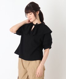 Cutie Blonde | 【S-L/久保乃々花さん着用商品】綿ワッシャーブラウス(シャツ/ブラウス)