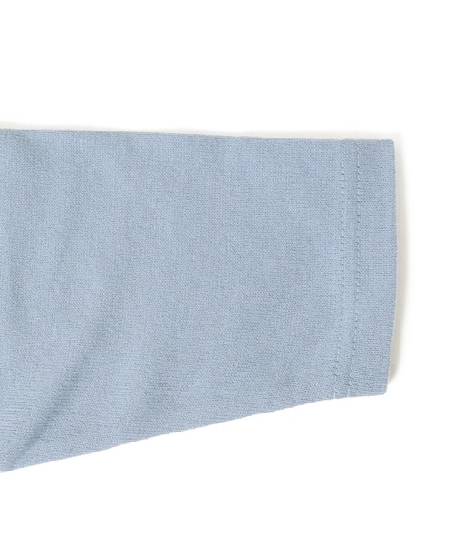 GLAZOS(グラソス)の「厚手天竺・ドロップショルダー切替オーバルバックプリント長袖Tシャツ(Tシャツ/カットソー・キッズ・ライトブルー/ホワイト/チャコールグレー・130cm/150cm/140cm/170cm/160cm)」の15枚目の写真