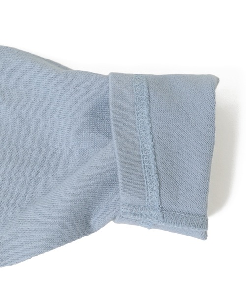 GLAZOS(グラソス)の「厚手天竺・ドロップショルダー切替オーバルバックプリント長袖Tシャツ(Tシャツ/カットソー・キッズ・ライトブルー/ホワイト/チャコールグレー・130cm/150cm/140cm/170cm/160cm)」の17枚目の写真