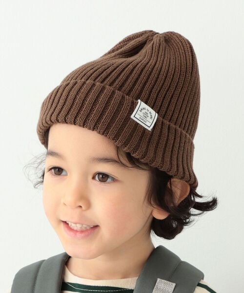 B:MING by BEAMS（ビーミングバイビームス）の「B:MING by BEAMS / リブ ワッチキャップ（ニットキャップ/ビーニー・キッズ・パープル/レッド系その他7/ライトグレー/イエロー系その他5/ブラウン/グリーン・S(51-53cm)/M(54-56cm)）」の3枚目の写真