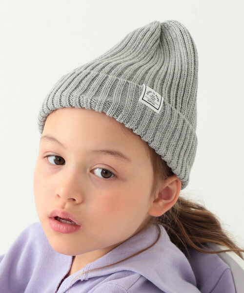 B:MING by BEAMS（ビーミングバイビームス）の「B:MING by BEAMS / リブ ワッチキャップ（ニットキャップ/ビーニー・キッズ・パープル/レッド系その他7/ライトグレー/イエロー系その他5/ブラウン/グリーン・S(51-53cm)/M(54-56cm)）」の2枚目の写真