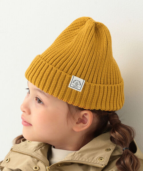 B:MING by BEAMS（ビーミングバイビームス）の「B:MING by BEAMS / リブ ワッチキャップ（ニットキャップ/ビーニー・キッズ・パープル/レッド系その他7/ライトグレー/イエロー系その他5/ブラウン/グリーン・S(51-53cm)/M(54-56cm)）」の10枚目の写真