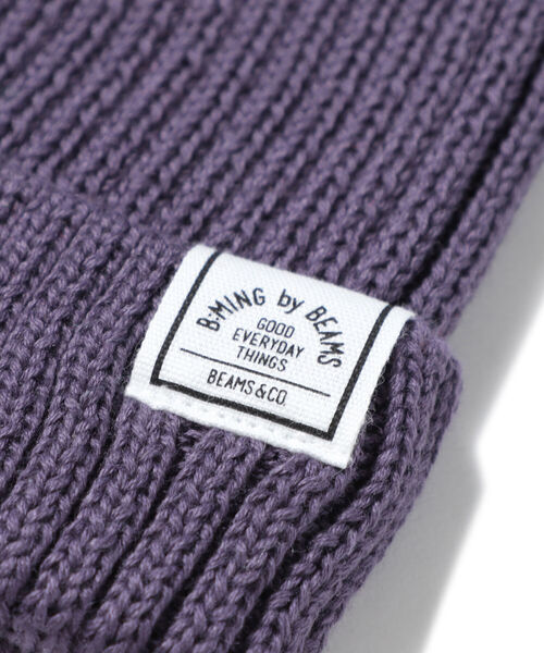 B:MING by BEAMS（ビーミングバイビームス）の「B:MING by BEAMS / リブ ワッチキャップ（ニットキャップ/ビーニー・キッズ・パープル/レッド系その他7/ライトグレー/イエロー系その他5/ブラウン/グリーン・S(51-53cm)/M(54-56cm)）」の20枚目の写真