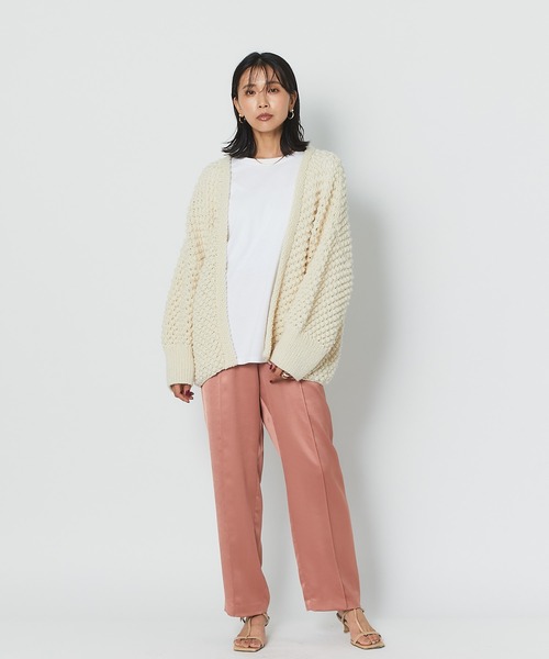 RIVE DROITE（リヴドロワ）の「ポップコーン柄が新鮮な一枚　ロービングハンドニットカーディガン（カーディガン/ボレロ・レディース・オフホワイト・FREE）」の16枚目の写真