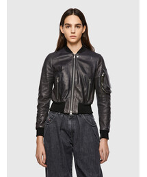 DIESEL | レディース ボンバージャケット レザー(ブルゾン)