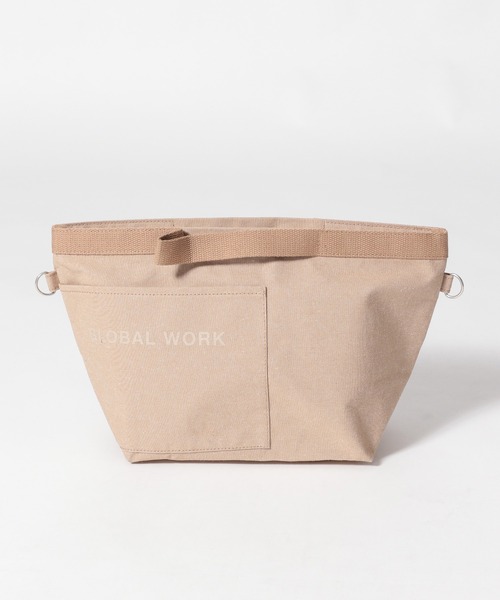 GLOBAL WORK（グローバルワーク）の「MYSTYLE トートM/959101（トートバッグ・レディース・ブラック/ベージュ/オフホワイト/ライトグリーン・FREE）」の3枚目の写真