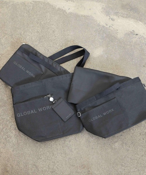 GLOBAL WORK（グローバルワーク）の「MYSTYLE トートM/959101（トートバッグ・レディース・ブラック/ベージュ/オフホワイト/ライトグリーン・FREE）」の22枚目の写真