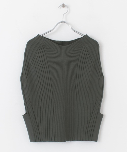 URBAN RESEARCH（アーバンリサーチ）の「リブニットベスト（ニット/セーター・レディース・グレー系その他/グリーン系その他/ブラウン・FREE）」の18枚目の写真