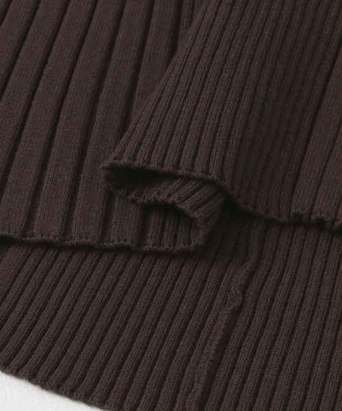 URBAN RESEARCH（アーバンリサーチ）の「リブニットベスト（ニット/セーター・レディース・グレー系その他/グリーン系その他/ブラウン・FREE）」の15枚目の写真