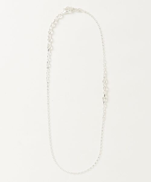 MIDWEST(ミッドウエスト)の「Soierie MANTEL LONG NECKLACE(ネックレス・レディース・シルバー・FREE)」の1枚目の写真