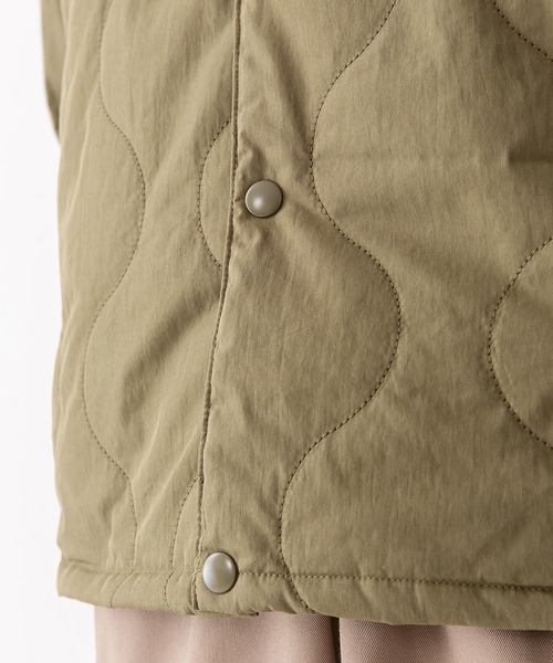 BEN DAVIS（ベンデイビス）の「【BEN DAVIS/ベンデイビス】ノーカラーミリタリー中綿キルトジャケット（ミリタリージャケット・メンズ・ブラック/カーキ・SMALL/MEDIUM/LARGE/X-LARGE）」の20枚目の写真