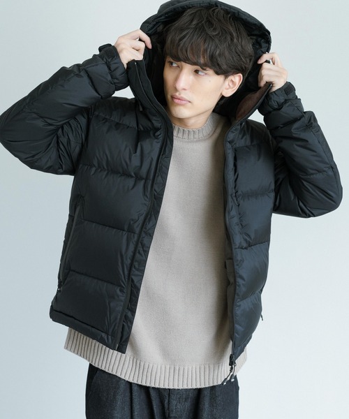 NANGA(ナンガ)の「NANGA × KRIFF MAYER コラボ 日本製 国産 ナンガ オーロラテックスレトロダウンジャケット 河田フェザー 軽量 防寒 撥水 抗菌 防臭(ダウンジャケット/コート・メンズ・ブラック/カーキ/ロイヤルブルー・M/L/XL)」の7枚目の写真