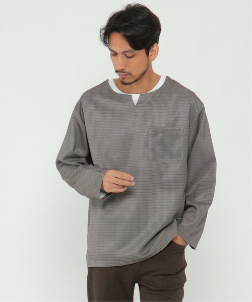 ikka（イッカ）の「キーネックシャツTアンサンブル（シャツ/ブラウス・メンズ・ネイビー/オリーブ/その他1・L/M/XL/S）」の20枚目の写真