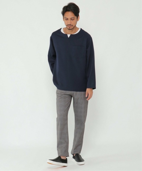 ikka（イッカ）の「キーネックシャツTアンサンブル（シャツ/ブラウス・メンズ・ネイビー/オリーブ/その他1・L/M/XL/S）」の19枚目の写真