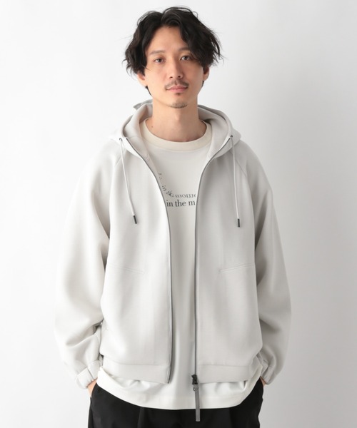 GLOBAL WORK（グローバルワーク）の「【Blintw】テックZIPパーカー/228021（パーカー・メンズ・ブラック/グレー・MEDIUM/LARGE）」の2枚目の写真