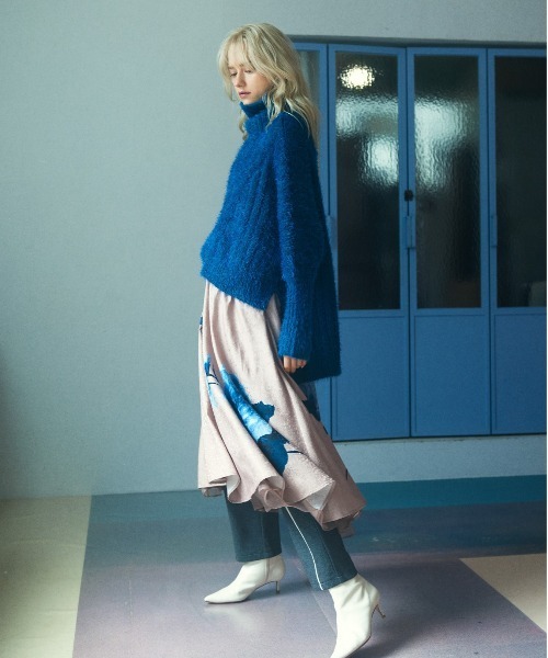 LA BELLE ETUDE(ラベルエチュード)の「ウエストフリル配色ラインスウェットパンツ(スウェットパンツ・レディース・ホワイト/チャコールグレー・S/M)」の8枚目の写真