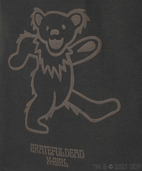 X-girl（エックスガール）の「X-girl × GRATEFUL DEAD CANVAS TOTE BAG（トートバッグ・レディース・ブラック/ホワイト・ONE SIZE）」の8枚目の写真