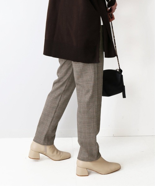 JOURNAL STANDARD relume(ジャーナルスタンダード レリューム)の「チェックイージースキニーパンツ◆(その他パンツ・レディース・ベージュ/グレー・38/36)」の6枚目の写真
