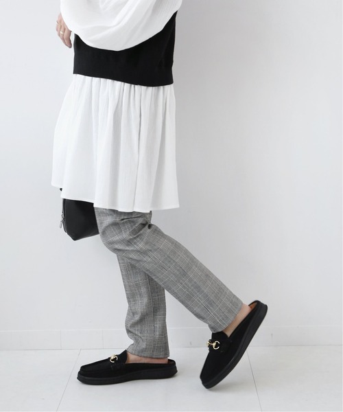 JOURNAL STANDARD relume(ジャーナルスタンダード レリューム)の「チェックイージースキニーパンツ◆(その他パンツ・レディース・ベージュ/グレー・38/36)」の9枚目の写真