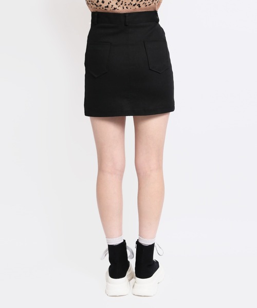 WC（ダブル シー）の「タイトスリットスカパン（スカート・レディース・ブラック/アイボリー・FREE）」の8枚目の写真