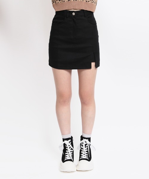 WC（ダブル シー）の「タイトスリットスカパン（スカート・レディース・ブラック/アイボリー・FREE）」の9枚目の写真