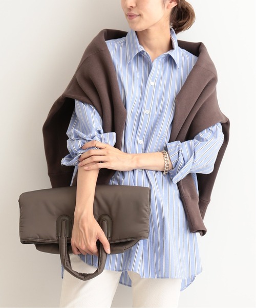 FRAMeWORK(フレームワーク)の「コットンレギュラーシャツ◆(シャツ/ブラウス・レディース・ブルー/ブルー系その他/ネイビー/ブラック・FREE)」の4枚目の写真