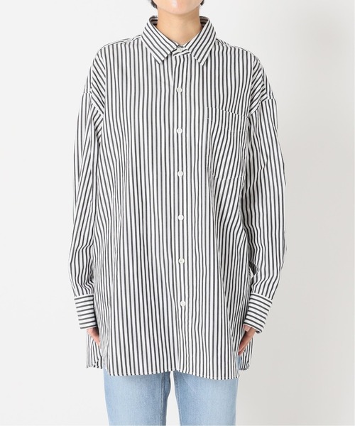 FRAMeWORK(フレームワーク)の「コットンレギュラーシャツ◆(シャツ/ブラウス・レディース・ブルー/ブルー系その他/ネイビー/ブラック・FREE)」の18枚目の写真