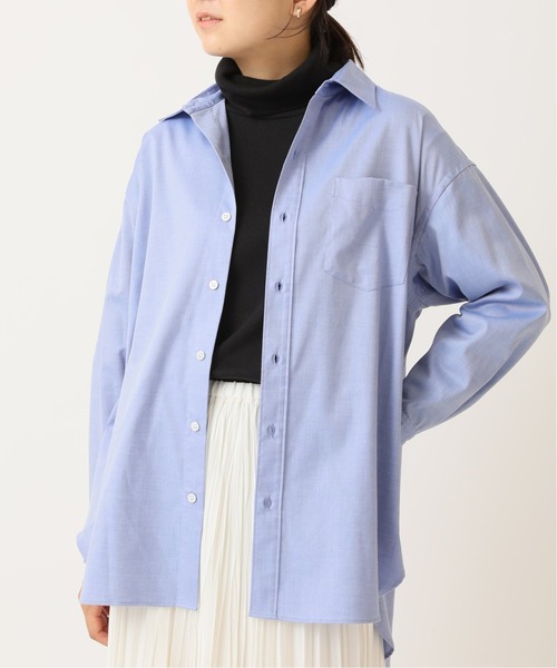 FRAMeWORK(フレームワーク)の「コットンレギュラーシャツ◆(シャツ/ブラウス・レディース・ブルー/ブルー系その他/ネイビー/ブラック・FREE)」の17枚目の写真