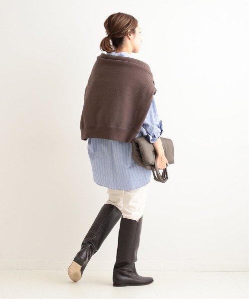 FRAMeWORK(フレームワーク)の「コットンレギュラーシャツ◆(シャツ/ブラウス・レディース・ブルー/ブルー系その他/ネイビー/ブラック・FREE)」の13枚目の写真