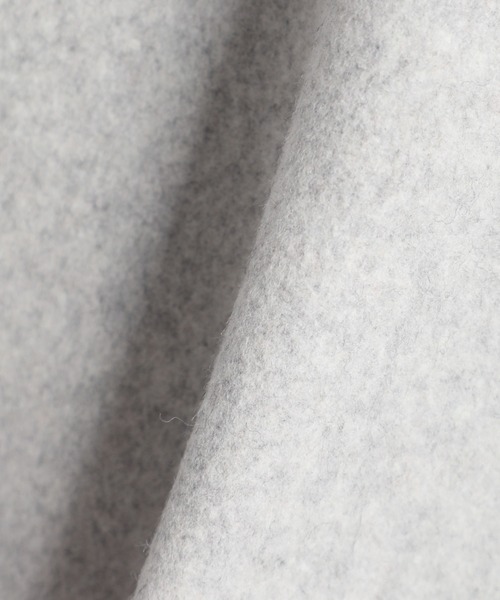 INED CLARO(イネドクラロ)の「【WEB限定】super110'sカラーレスコート 通勤 ノーカラー(ノーカラーコート・レディース・ライトホワイト/ネイビー・11号/9号/7号)」の8枚目の写真