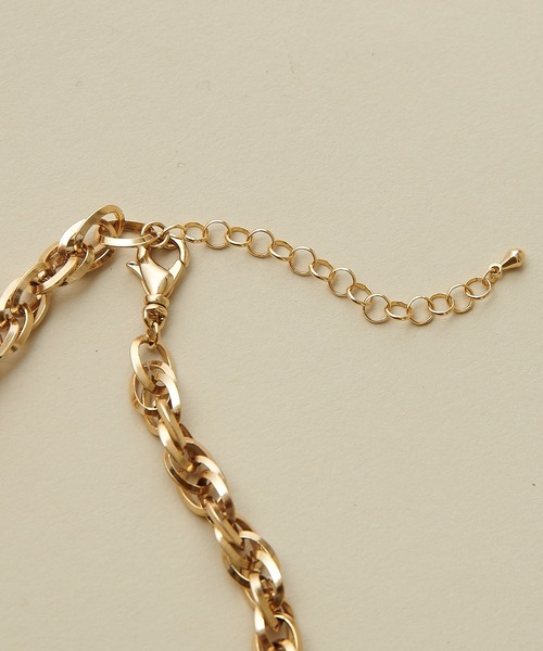 Omekashi（オメカシ）の「ロープチェーンネックレス（ネックレス・レディース・ゴールド・ONE SIZE）」の2枚目の写真