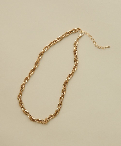 Omekashi（オメカシ）の「ロープチェーンネックレス（ネックレス・レディース・ゴールド・ONE SIZE）」の3枚目の写真