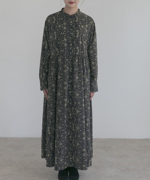 URBAN RESEARCH ROSSO(アーバンリサーチロッソ)の「アラベスクマキシシャツワンピース(ワンピース・レディース・ブラウン/ネイビー・FREE)」の19枚目の写真