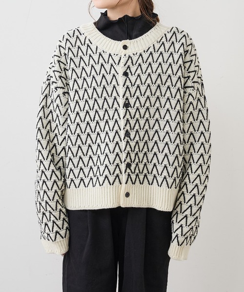 PUAL CE CIN（ピュアルセシン）の「ジャガード２WAYニット（カーディガン/ボレロ・レディース・その他1/その他2・FREE）」の15枚目の写真