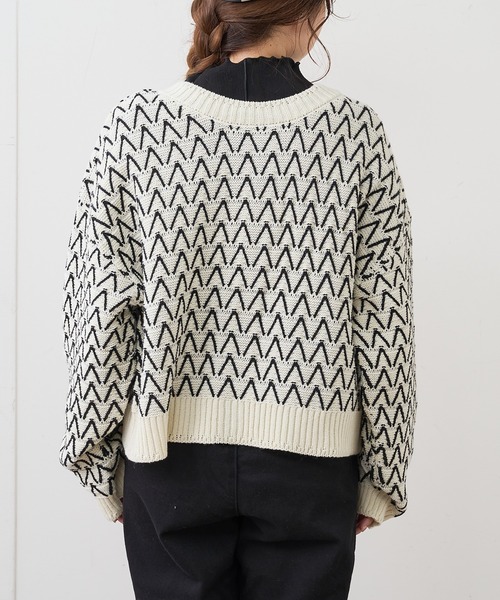 PUAL CE CIN（ピュアルセシン）の「ジャガード２WAYニット（カーディガン/ボレロ・レディース・その他1/その他2・FREE）」の17枚目の写真