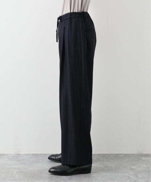 EDIFICE LA BOUCLE（エディフィスラブークル）の「【LA BOUCLE / ラブークル】チョークストライプ ワイドイージーパンツ（その他パンツ・メンズ・ネイビー・1/2/3）」の4枚目の写真