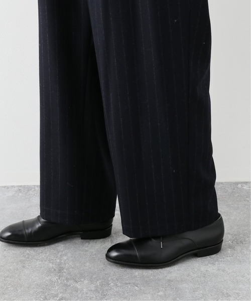 EDIFICE LA BOUCLE（エディフィスラブークル）の「【LA BOUCLE / ラブークル】チョークストライプ ワイドイージーパンツ（その他パンツ・メンズ・ネイビー・1/2/3）」の3枚目の写真